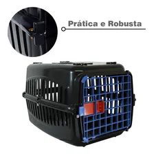 Caixa Transporte Pet N2 Cães Cachorros Gatos Plástico Foto mini 3