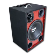 Caixa Trio Com Fonte + Módulo Taramps Pintada Bluetooth Usb Cor Preto/vermelho 110v/220v (bivolt) Foto mini 4