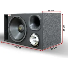 Caixa Trio Eros E-450lc Black 450wrms 12 Pol + D250x + St400 Foto mini 4