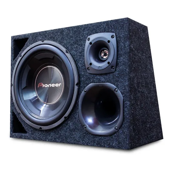 Caixa Trio Pioneer Completa Som Automotivo Carro 750w Rms Foto 1