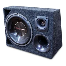 Caixa Trio Pioneer Completa Som Automotivo Carro 750w Rms Foto mini  3