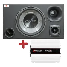 Caixa Trio Pioneer, Driver Tweeter Selenium + Modulo Taramps Foto  mini 1