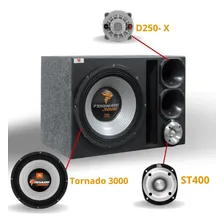 Caixa Trio Tornado 15 Pol 15swt3000 + 2 D250x + St400 Foto mini 3