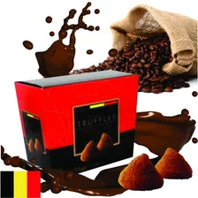 Caixa Trufas De Chocolate Belga Café Foto mini 1