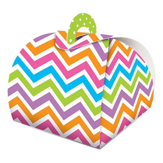 Caixa Valise Bem Casado Chevron Colors Junco 12und Foto 1