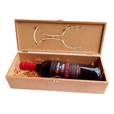 Caixa Vinho Para Artesanato Personalizável Mdf Cru 35x13x10 Foto mini 2