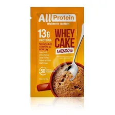 Caixa Whey Cake Amendoim All Protein 12 Saches 30g - 360g Foto mini 3