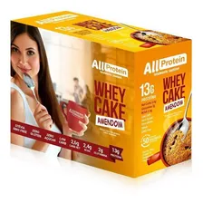 Caixa Whey Cake Amendoim All Protein 12 Saches 30g - 360g Foto mini 1