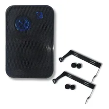 Caixas Parede Som Ambiente 140w 2 Cores Cor Preto Foto mini 4