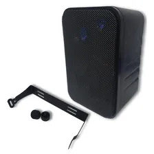 Caixas Parede Som Ambiente 140w 2 Cores Cor Preto Foto mini 3