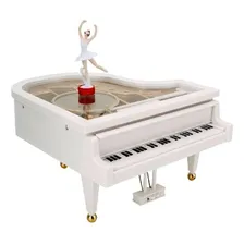 Caixinha Caixa De Música Piano Com Porta Jóias E Bailarina Foto mini 3
