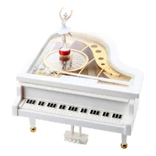 Caixinha Caixa De Música Piano Com Porta Jóias E Bailarina Foto mini 1