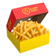 Caixinha Embalagem Batata Frita Viagem Delivery M (50un) Foto mini 1