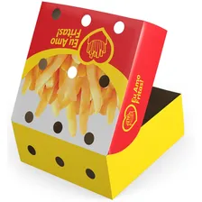 Caixinha Embalagem Batata Frita Viagem Delivery M (50un) Foto mini 4