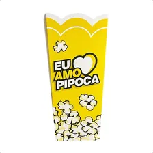 Caixinha Embalagem Eu Amo Pipoca Média - 200 Un Foto mini 3