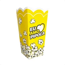 Caixinha Embalagem Eu Amo Pipoca Média - 200 Un Foto mini 4