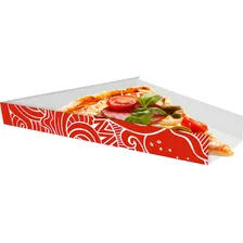 Caixinha Embalagem Para Fatia De Pizza 500un Vermelho Foto mini 1