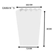Caixinha Embalagem Pipoca Extra Grande - 50 Un Foto mini  2