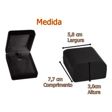 Caixinha Estojo Linha Veludo - Colar Médio Caixa Colar Joia Foto mini 3