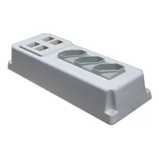 Caixinha Para Conectores De Internet E Telefonia Com Tomada Foto mini 2