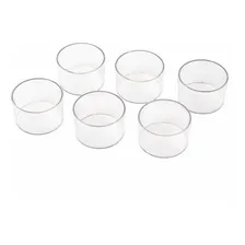 Caixinhas Acrilica 6x4cm Redondas - 40 Unidades Latinha Pote Cor As Cores Por Mensagem Foto  mini 1