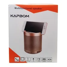 Caixinhas De Som Bluetooth Portátil Mini Mp3 Suporte Celular Cor Preto 110V/220V Foto mini 1