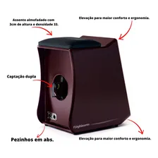 Cajon Elétrico Fsa Gibão Series Fgb 6502 - Vinho Fgb6502 Foto mini 2