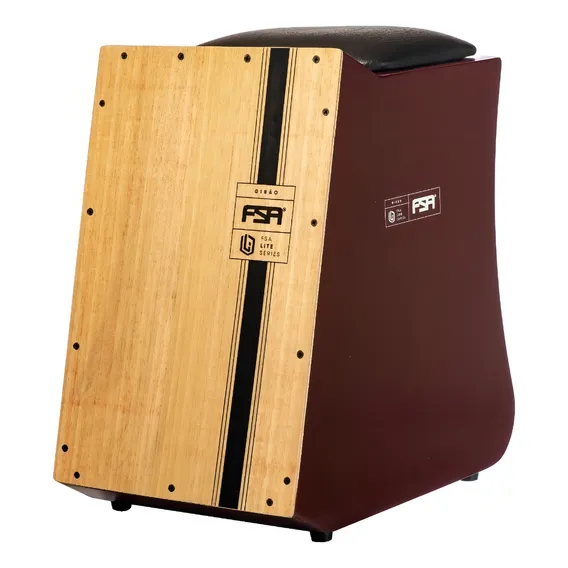 Cajon Fsa Gibão Lite Series Inclinado Com Esteira 1 Captação Cor Cajon Fsa Gibao Vinho Foto 1