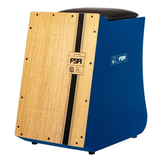 Cajon Fsa Gibão Lite Series Inclinado Com Esteira 1 Captação Cor Cajon Fsa Gibao Azul Foto 1