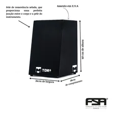 Cajon Fsa Tom+ Preto Inclinado Elétrico Foto mini  2