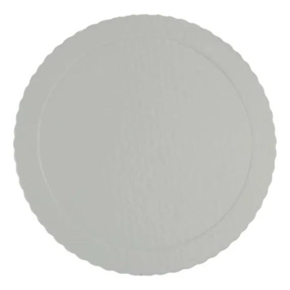 Cake Board 21cm Tabuleiro Bolo Redondo Cor Branco Foto 1