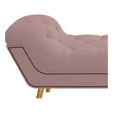 Calçadeira Estofada Veneza 140 Cm Casal Suede Rosê - Amarena Foto mini 4