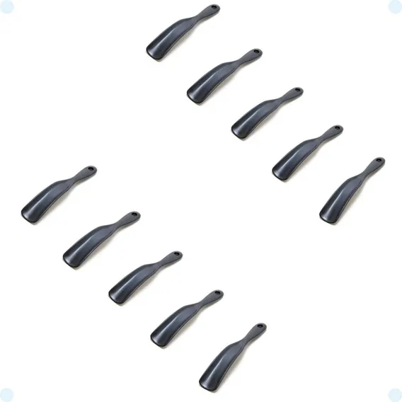 Calçadeira Haldrys Preta Kit 10 Unidades Cor Calçadeira de Sapato Preta Foto 1
