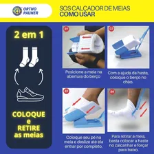 Calçador De Meias Compressão E Sapatos Ortho Pauher Foto mini 3
