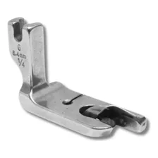 Calcador Embanhador Lot 6 Reta Industrial 1/4 - 6.4mm Foto mini 1