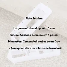 Calcador Fazer Casa De Botao Casear 4 Passos Maquina Caseira Foto mini 4
