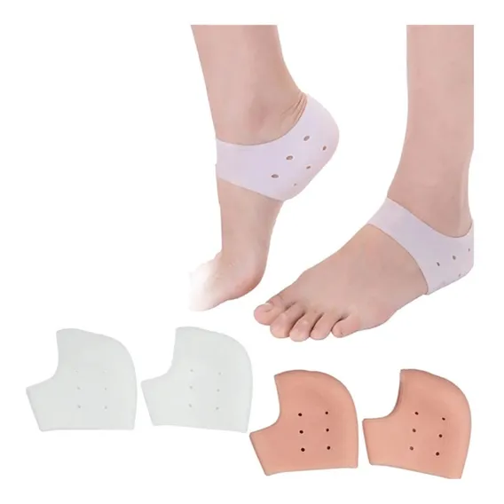 Calcanheira Silicone Para Esporão De Calcâneo Gel Taloneira Foto 1