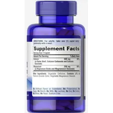 Cálcio 500mg E Magnésio 250mg, 100 Comprimidos. Foto mini 2