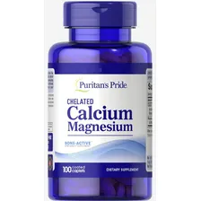 Cálcio 500mg E Magnésio 250mg, 100 Comprimidos. Foto mini 1