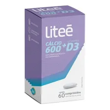 Cálcio 600 + Vitamina D3 60 Comprimidos - Litee (kit 2 Unid) Foto mini 4