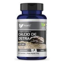 Cálcio De Ostra 60 Cápsulas 500mg Muwiz Foto mini  2