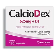 Calciodex Cálcio 625mg + Vitamina D3 Com 180 Comprimidos Sabor Sem Sabor Foto  mini 1