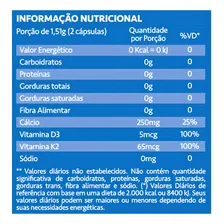 Calcium Maxx Cálcio Citrato Malato K2 60cáps 250mg Maxinutri Sabor Neutro Foto mini 2