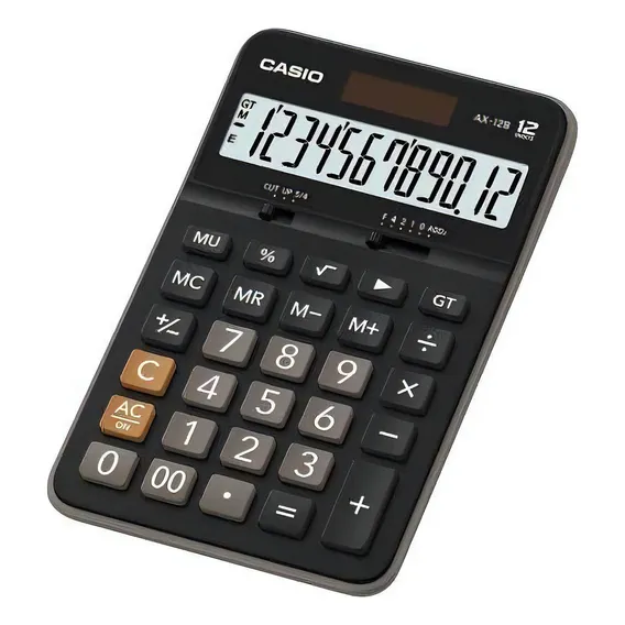 Calculadora Casio 12 DÃgitos Ax-120b Foto 1