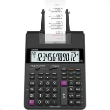 Calculadora Casio C/ Bobina 2 Cores Impressão Hr-100rc-bk-b-dc Cor Preto Foto mini 2