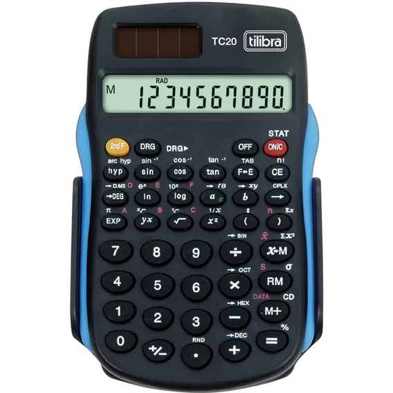 Calculadora Científica 56 Funções Tc20 Preta - Tilibra Foto 1