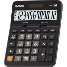 Calculadora Compacta De Mesa 12 DÃgitos Dx-12b Casio Cor Preto Foto mini 1