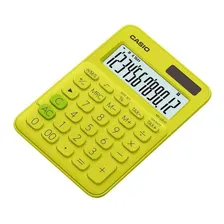 Calculadora Compacta De Mesa 12 DÃgitos Ms20uc Casio Cor Verde-limão Foto mini 3