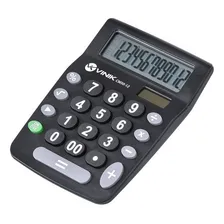 Calculadora De Mesa 12 DÃgitos Solar Ou A Pilha Vinik Cm-50 Cor Preto Foto mini 2