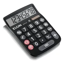 Calculadora De Mesa 8 DÃgitos Preta Mv4133 Elgin Cor Preto Foto mini 1